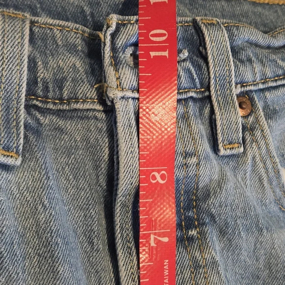 Levi’s 501 Women’s 26x30 Slim Straight Jeans Light Wash Button Fly High Rise EUC - Picture 14 of 16